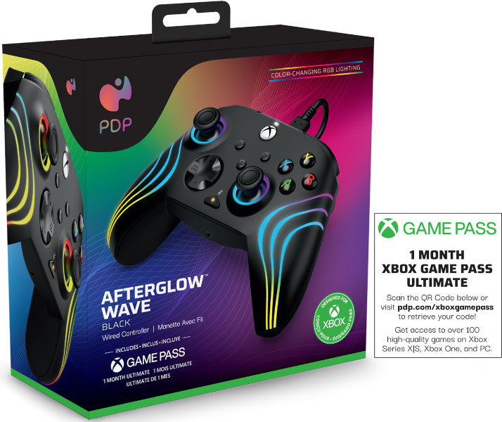 Mando Pdp Afterglow Wave Negro + Game Pass 1 Mes ( XBOX - One/Xbox Series X) Mando Pdp Afterglow Wave Negro + Game Pass 1 Mes ( XBOX - One/Xbox Series X)